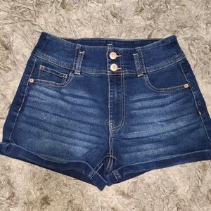 No Boundaries Cuffed Denim Shorts Juniors Size 11